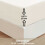 (Beige, King) Waterproof Fitted Sheet Extra Deep Skirt 30cm 6
