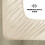 (Beige, King) Waterproof Fitted Sheet Extra Deep Skirt 30cm 8