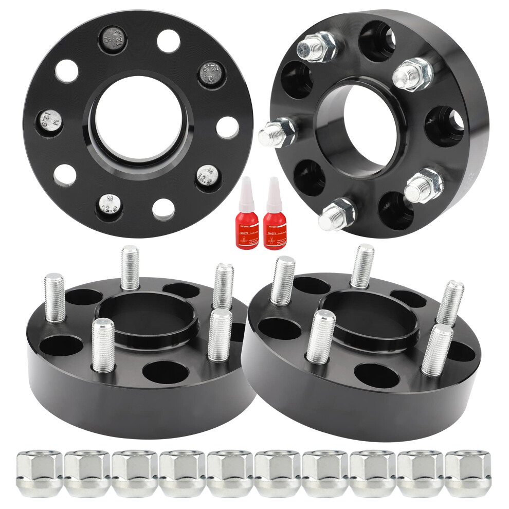 Richeer 5X5 Hubcentric Wheel Spacers For 2018-2022 Wrangler Jl/Jlu 2011-2022 Grand Cherokee Wk2 2019-2022 Gladiator Jt Durango 1.5 Inch 5X127mm Fo 778809199422