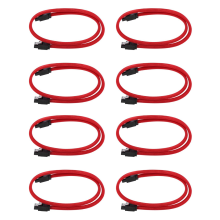Kabel danych SATA 3.0 III SATA3 7pin 50CM do dysków SSD 6 Gb/s (czerwony)