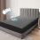 (Charcoal, Double ) Waterproof Fitted Sheet Extra Deep Skirt 30cm 1