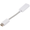 Blanc Cable adaptateur mini DVI vers pour 5