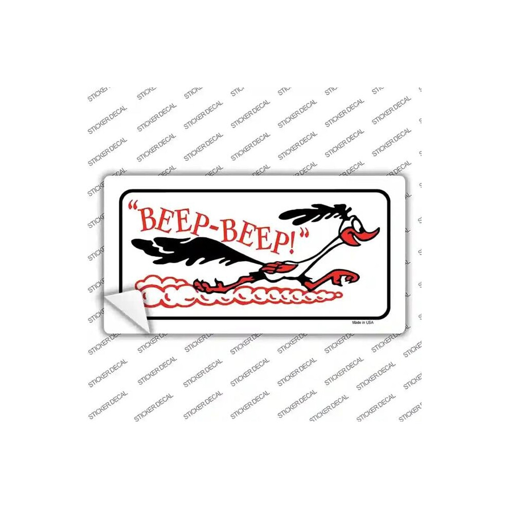 Smart Blonde Lp-318S-Xl Beep Beep Roadrunner Novelty Sticker Decal - Extra Large 731997923972