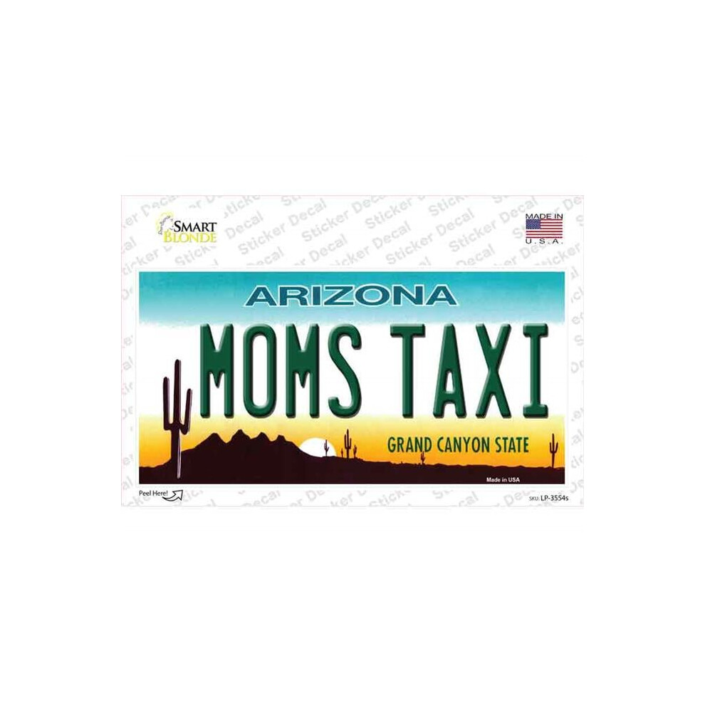 Smart Blonde Lp-3554S-M Moms Taxi Arizona Novelty Sticker Decal - Medium 731997924245