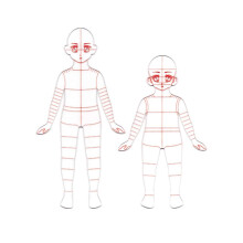 2Pcs Child's French Curve Ruler Sewing Humanoid Patterns Design Clothing Measuring French Curve Rulers A4 Pattern Paper Draft Drawings