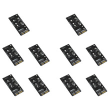 10X Adaptador M.2 SATA M2 para Conversor NGFF 2,5 Polegadas SATA3 CartãO B Chave SSD 2230-2280