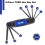 Ensemble de cls de cls allen pliant en haut de 25 pices 5