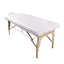 Copertura impermeabile per lettino da massaggio ForPro, set di lenzuola protettive per trattamenti spa, lavabile in lavatrice, include lenzuolo c