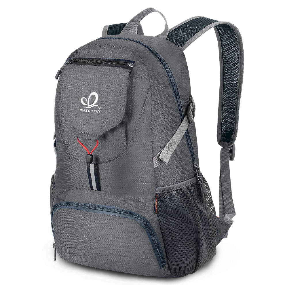 WATERFLY Small Lightweight Packable Backpack: 20l Ultra Light Foldable Travel Hiking Camping Daypack Day Pack for Man Woman