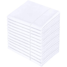 Utopia Bedding King Pillowcases - 12 Pack - Bulk Pillowcase Set - Envelope Closure - Soft Brushed Microfiber Fabric - Shrinkage and Fade Resistant Pil
