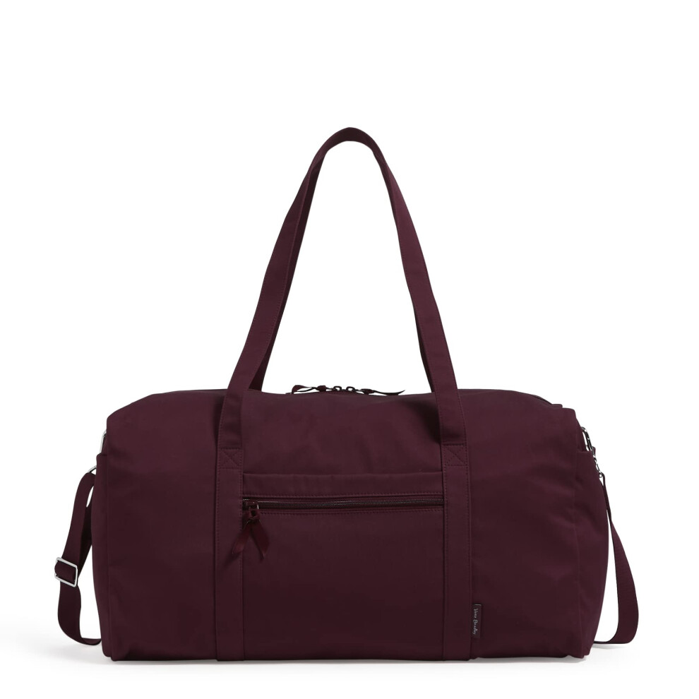 Grand sac de voyage en coton pour femme Vera Bradley, vin chaud, taille unique