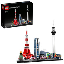Klocki Lego? Architektura Skylines: Tokyo 21051 Zestaw budowlany Zestaw Budynek architektury kolekcjonerskiej dla doroslych