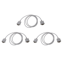 VGA DB15 Mannelijke Vers RS232 DB9 Adapter Mannelijke Kabel (Blanc, 1,4M)