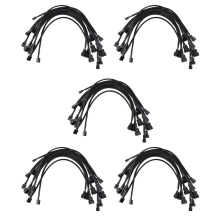 10PCS 4 Pin PWM Fan Extension Power Cable Connector Case