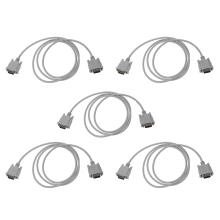Cabo VGA DB15 Macho Vers RS232 DB9 Adaptador Masculino (Branco, 1,4M)