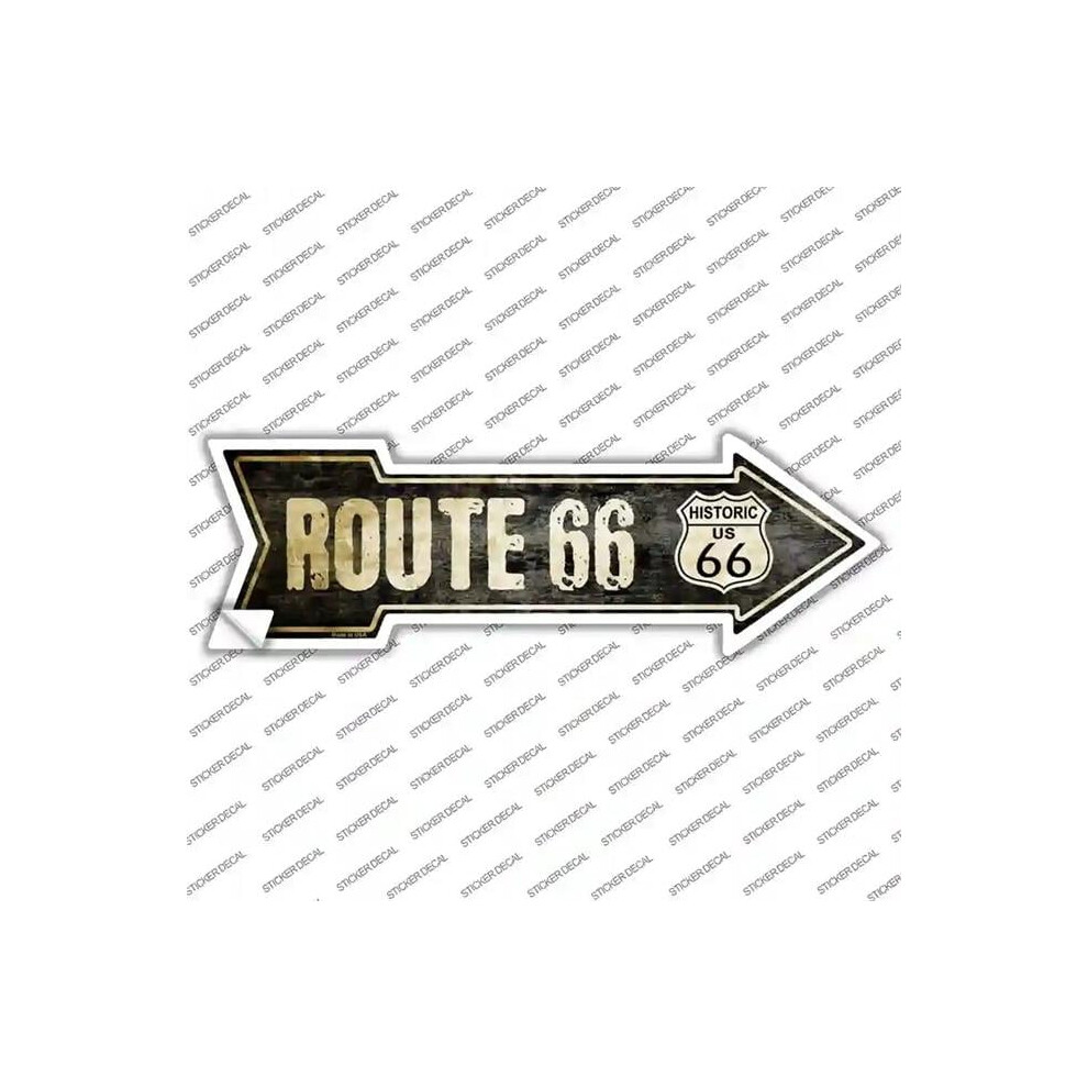 Smart Blonde A-120S-S Vintage Route 66 Novelty Arrow Sticker Decal - Small 731997831147