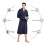 Robe de algod   o masculino u2skiin 3
