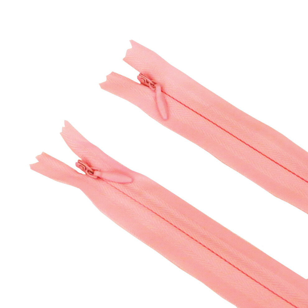 Seeking ROAM onzichtbare ritsen nylon spoel 3 2 stuks (lichtroze 22"""")
