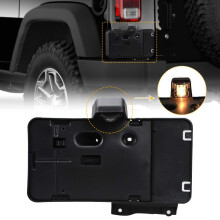JeCar Fit JK rendszmtbla tart kerethez knnyu hts rendszmtbla rgzto konzollal Kompatibilis a 2007-2017 Jeep Wrangler JK JKU Sahara Rubicon X