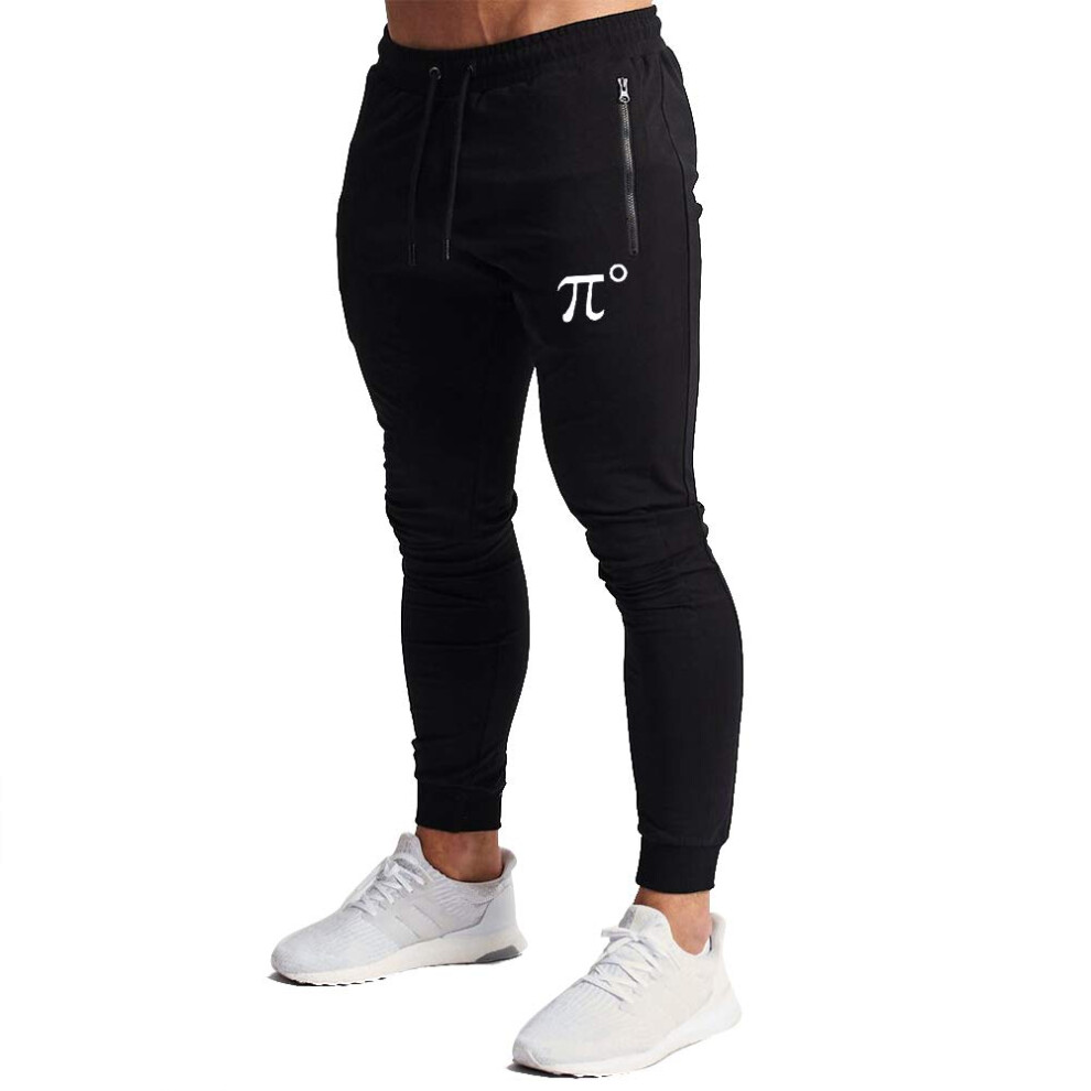 Wangdo Herren-Jogginghose, Trainingshose, Slim Fit, Mit Rei Verschlusstaschen (Schwarz, Xl)-image