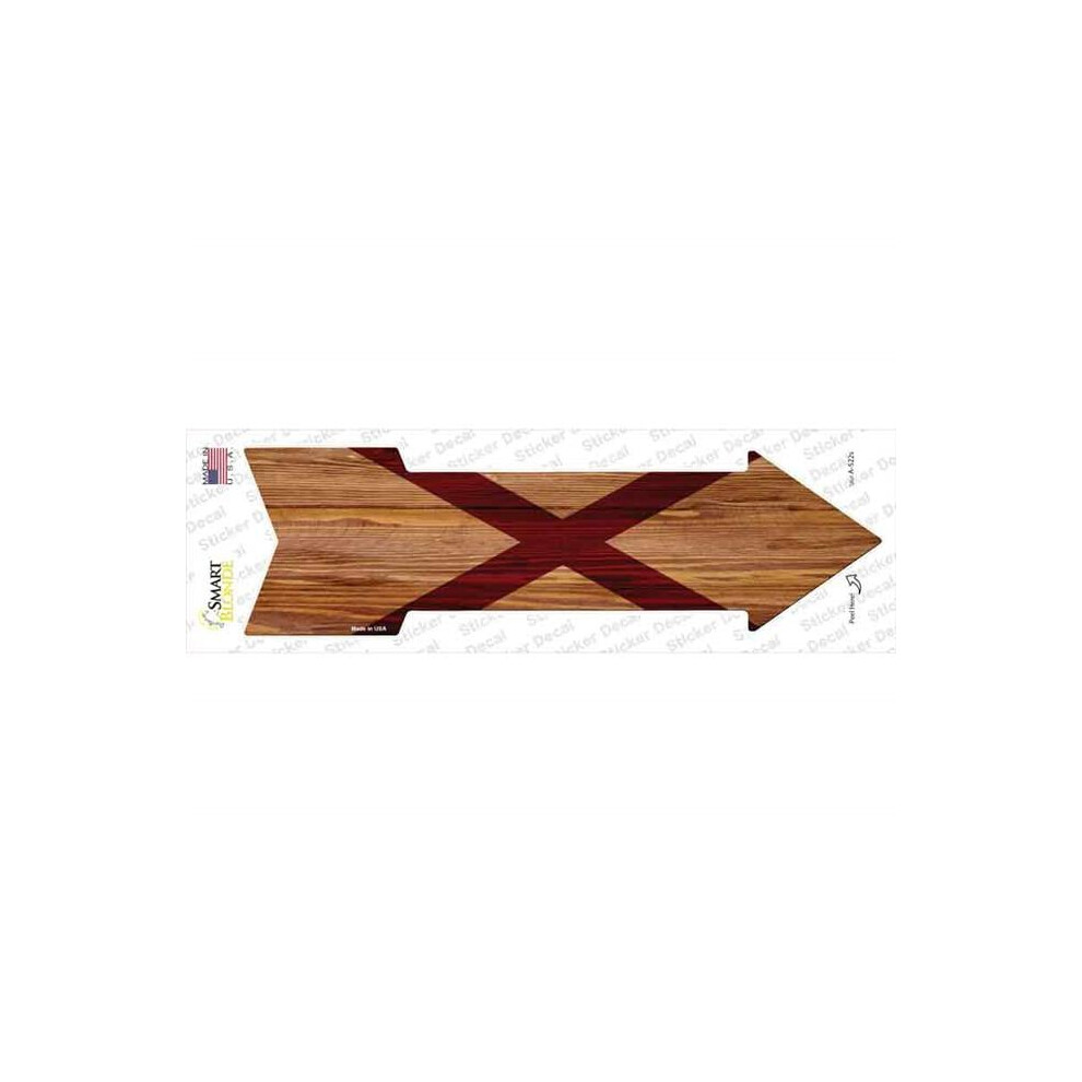 Smart Blonde A-522S-M Alabama State Flag Novelty Arrow Sticker Decal - Medium 731997832830