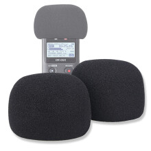 YOUSHARES 2 STK DR05X Forrude Skumfilter Passer til Tascam DR-05X DR-05 Brbare digitale optagere DR05X Mic Forrude Pop Filter
