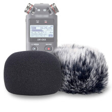 YOUSHARES DR05X Forrudemuffe og -skum kompatibel med Tascam DR-05X DR-05 mikrofonoptagere DR05X Indend?rs Udend?rs Mikrofon Vindsk?rm (2 PAK)
