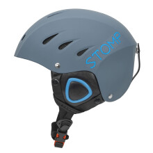 Capacete de esportes de neve de esqui e snowboard com bolso de constru      o nas almofadas para o fone de ouvido sem fio (azul fosco pequeno)
