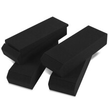 Sound Addicted - Almohadillas aislantes para monitores de estudio que reducen las vibraciones de los altavoces y se adaptan a la mayor a de los s