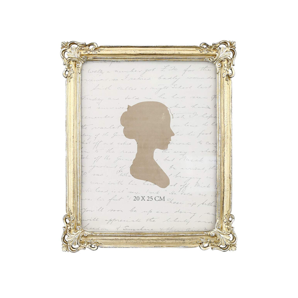 Zonovergoten Sunlit Vintage Picture Frame 8X10 Inch Luxury Antique Photo Frames With Glass Front Photo Display Tabletop Wall Hanging Gift Ideas