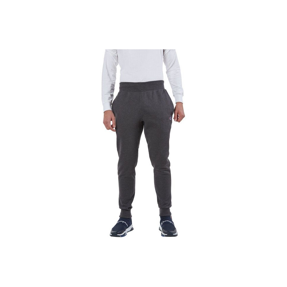 Heren Reverse Weave Joggingbroek - Zwart - S(D0102H7YFPP)-image