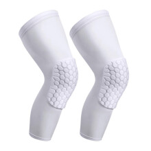 PISIQI Knee Pads Compression Pads Long Leg Sleeve Collision Avoidance Brace Protection Knee Sleeve for Basketball Football Volleyball Cycling 1 Pair