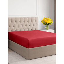 Cal King Size Fitted Bed Sheet - Hotel Luxury Single Fitted Sheet Only - Fits Mattress Up to 16 - Extra Soft Wrinkle Free Breathable & Cooling