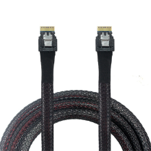 Adaptador de Cartão NGFF M-Key NVME para SFF-8654 Slimline SAS e Cabo U.2 U2 SFF-8639 PCIe SSD 50 cm da Placa-Mãe
