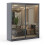 (Grey, 150cm) Smart Double Door Sliding Wardrobe 2