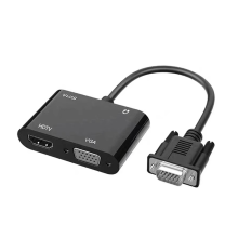 VGA naar HDTV + Converter Computer Monitor Tv Dual Screen aansluiten