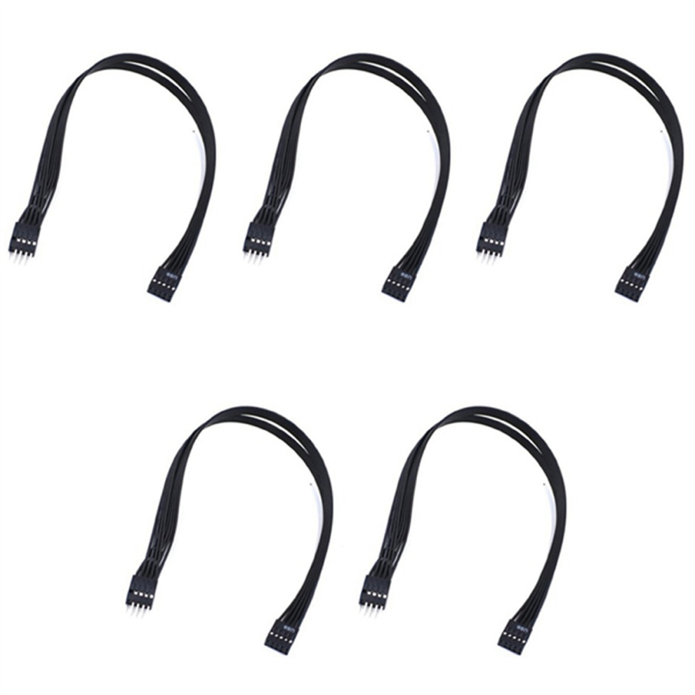 Mainboard 9Pin Usb 2.0 Male To Female Extension Cable For Pc Diy,30Cm 4853542350463