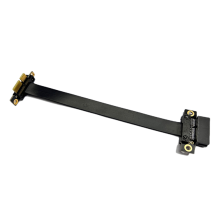 Cabo Adaptador 3.0 PCIE X1 90 de ExtensãO Placa GráFica Extensor Blindado PCI-Express para GPU 5CM