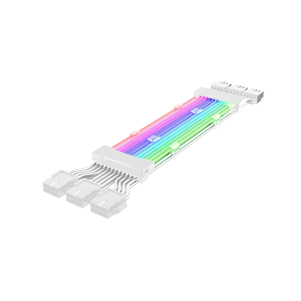 Pc Case Psu Extension Argb Cable Atx 3X8pin Pci-E Gpu Neon Color Line 4853542358063