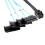 Υποδοχές καλωδίων Mini SAS HD 12G SFF8643 έως 4 29 ακίδων SFF8482 5