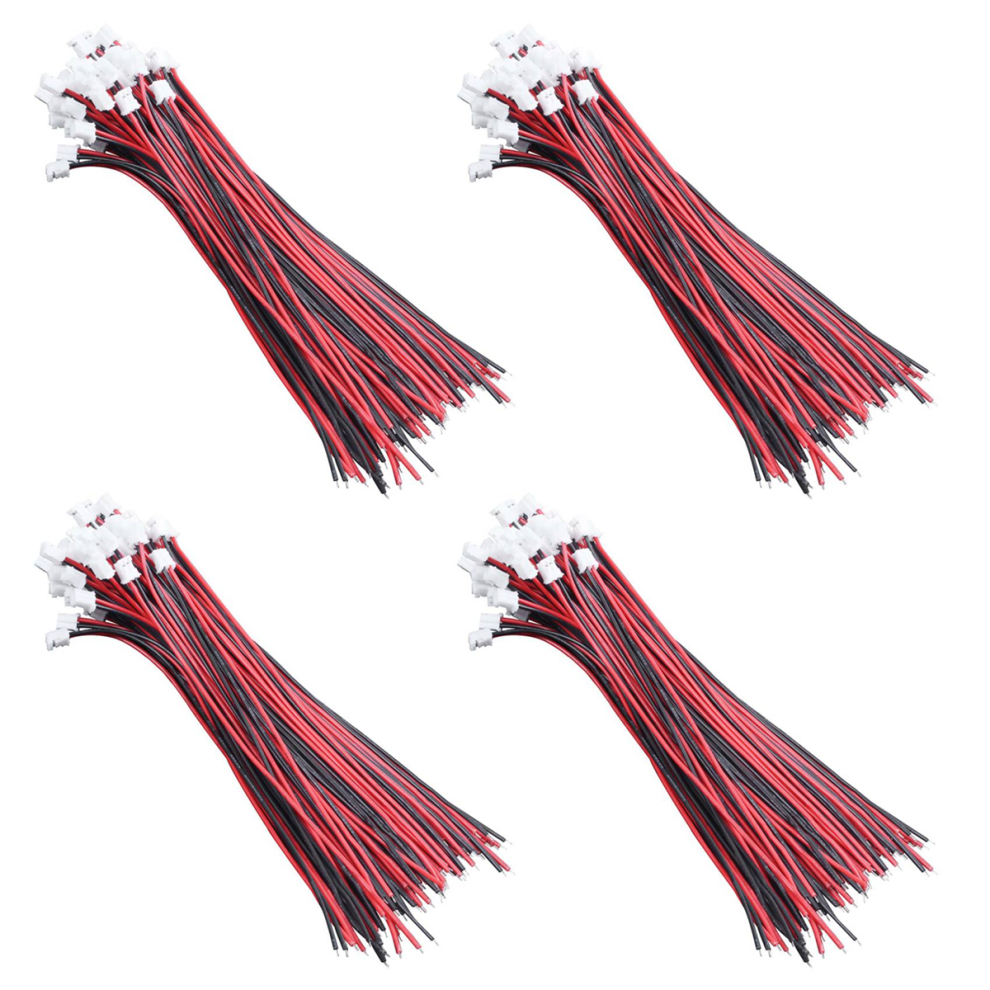 50 Pezzi Mini Jst 2.0 2P Connettori Maschi Cavi Fili