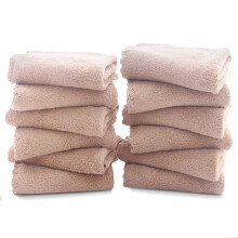 TENSTARS 12 Pack Premium Handdukar - Snabbtorkande - Mjukt Mikrofiber Korall Sammet
