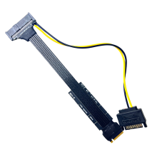 M.2 Banhado A Prata para NVME U.2 U.3 Adaptador SSD de Unidade Estado Sólido PCI-e 4.0 GEN4 Cabo Extensão Riser Alta Velocidade (C)