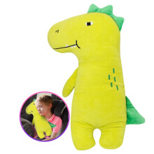 Cuscino per auto Farochy per bambini - Copri cintura di sicurezza a forma di dinosauro, copri cintura di sicurezza per auto, copri cintura di sic