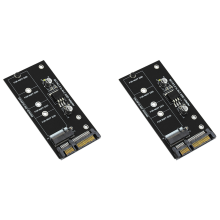 2X Adaptador M.2 SATA M2 para Conversor NGFF 2,5 Polegadas SATA3 CartãO B Chave SSD 2230-2280