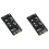 2X Adaptador M.2 SATA M2 para Conversor NGFF 2,5 Polegadas SATA3 CartãO B Chave SSD 2230-2280 2