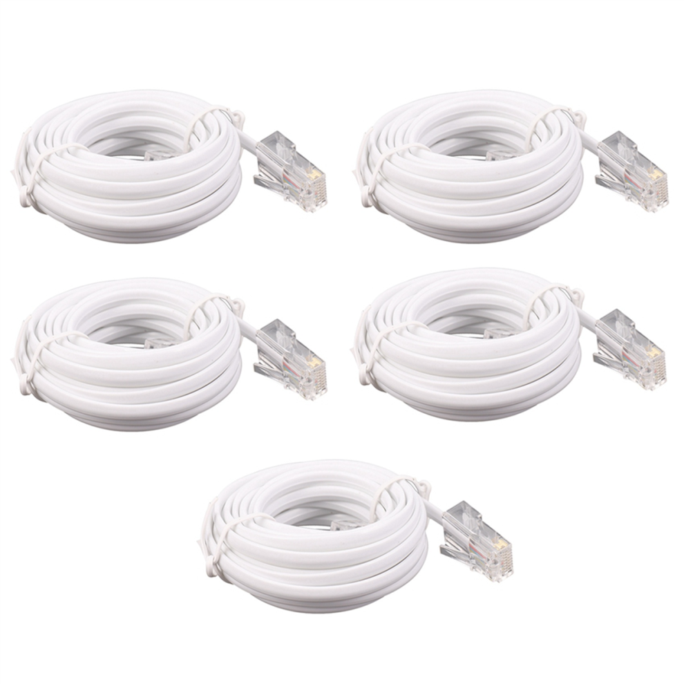 RJ11 6P4C to RJ45 8P4C Modular Phone Internet Extension Cable 3 Meter