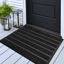 ubdyo Extra Durable Door Mat - Dirt Trapping Outdoor Welcome Mats - Non-Slip Outdoor Door Mats - Low Profile Front Door Mat - Doormat - Door Mats Indo