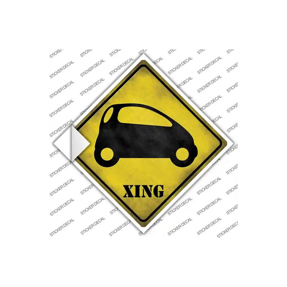 Smart Blonde Cx-216S-Xl Smart Car Xing Novelty Diamond Sticker Decal - Extra Large 731997852081
