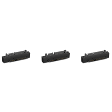 3 PeçAs SFF-8482 SAS FêMea para SATA Macho 15Pin Dobre CabeçA Conversor Adaptador de ÂNgulo 90 Graus Cabo da Placa-MãE